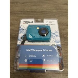 Polaroid IS049 HD Waterproof 16MP Digital Camera, 2.4" LCD Display - Teal -[SR]™